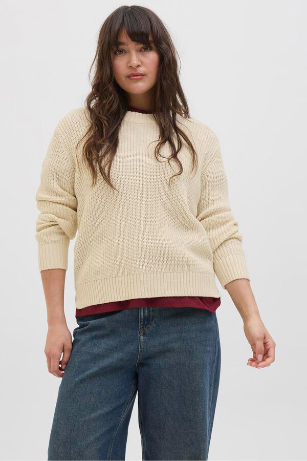 Jack & Jones Jersey b&aacute;sico de punto plano gris