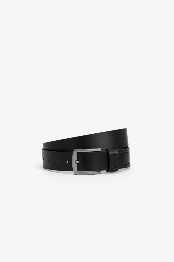 Tiffosi Leather Effect Belt black