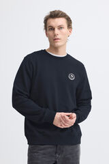 Blend Sudadera cuello redondo logo azul