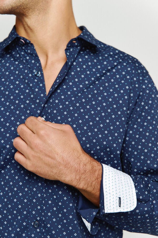 Jack & Jones Slim fit formal shirt blue