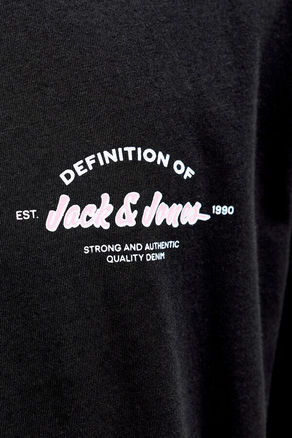 Jack & Jones Camiseta manga corta logo negro
