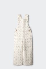 Springfield Kids Jardineiras sarja flores para menina branco