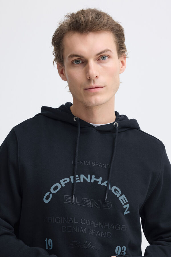 Blend Sudadera con capucha azul