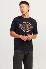 Springfield Standard fit T-shirt  crna