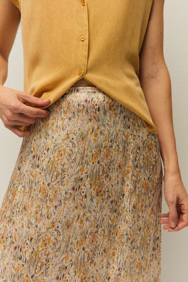 Systemaction Printed long skirt printed