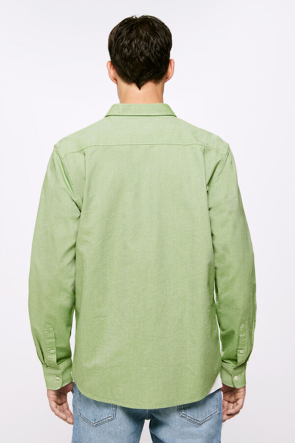Springfield Oxford színes ing zöld