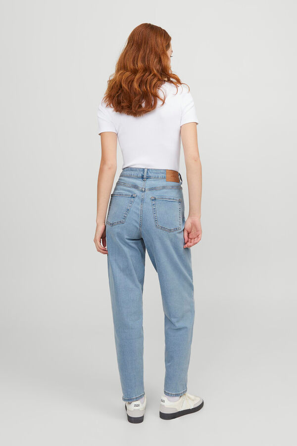 Jack & Jones Mid-blue denim mom fit jeans blue