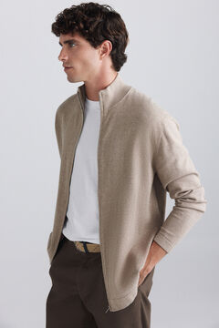 Springfield Basic zip fastening cardigan