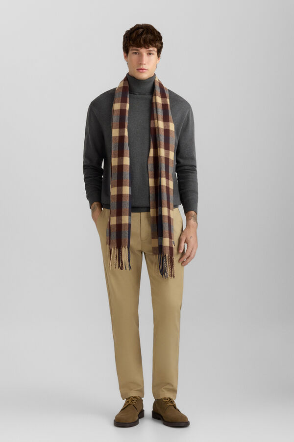 Springfield Funnel neck basic jumper grey