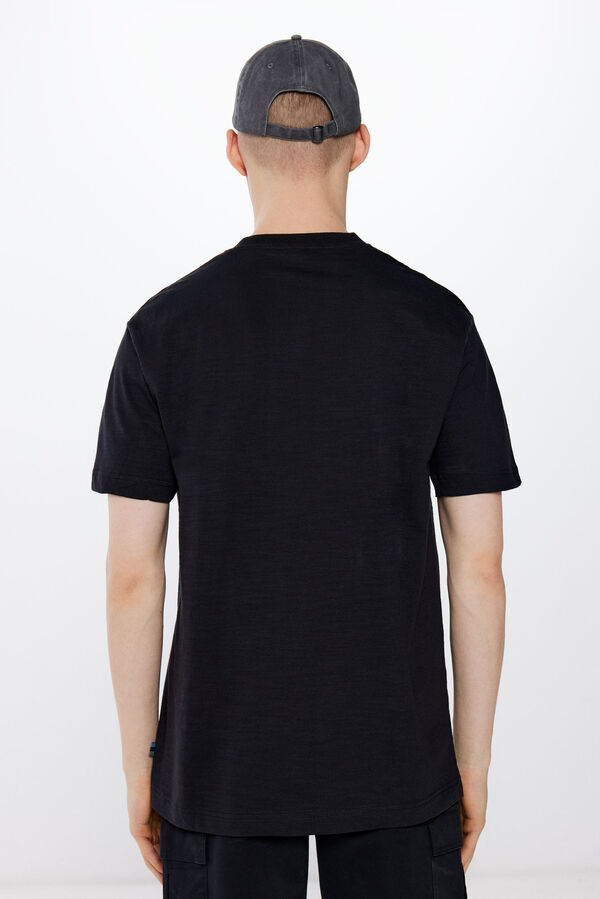 Springfield T-shirt decote padeiro preto