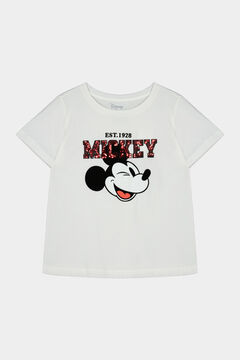 Springfield T-shirt « Mickey » Clin d'œil camel