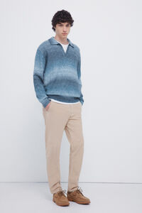 Springfield Slim fit comfort washed corduroy chinos