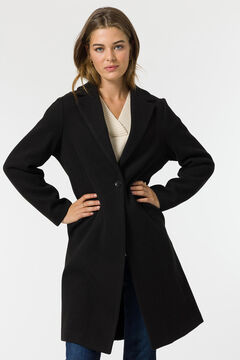 Springfield Coat with button black