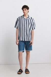 Springfield Bermuda jeans b&aacute;sica slim fit