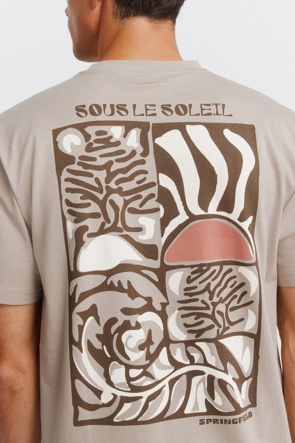 Springfield Springfield logo collage T-shirt nude
