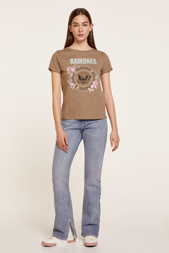 Springfield Camiseta "Ramones" kaki oscuro