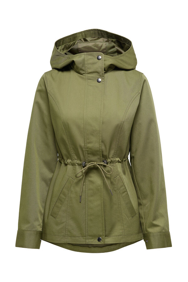 JDY Hooded parka nude