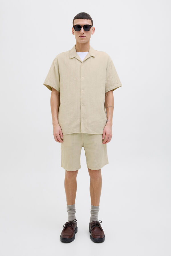 Jack & Jones Camisa regular fit beige