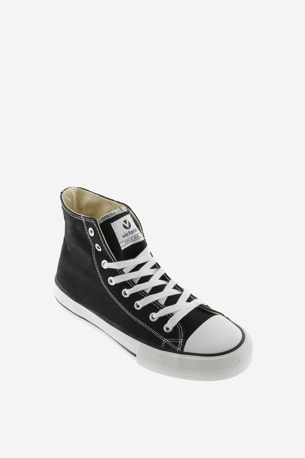 Springfield Canvas Tribu High-Top Trainer Trainers fekete