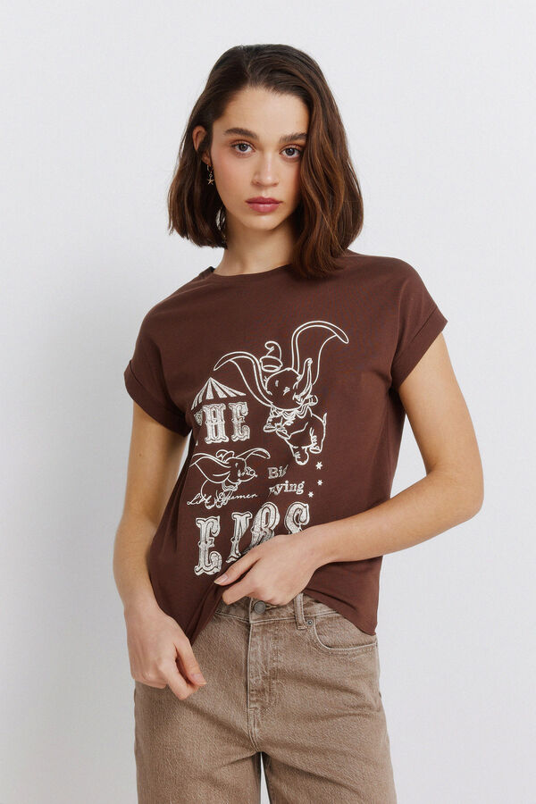 Springfield Disney short sleeve T-shirt brown