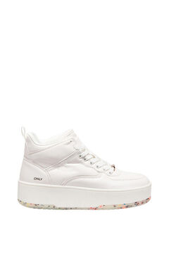Springfield Boot-style platform trainers white