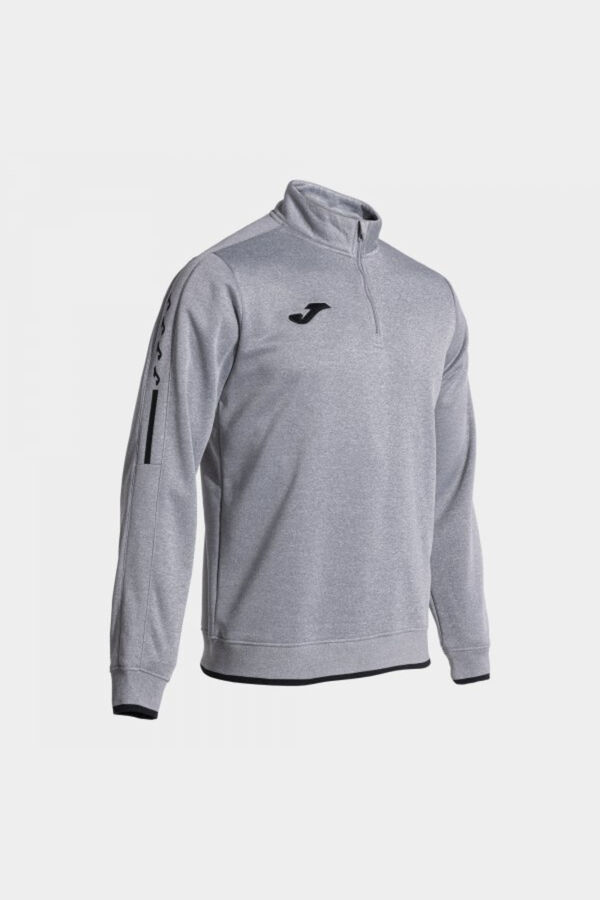 Joma Sudadera media cremallera gris