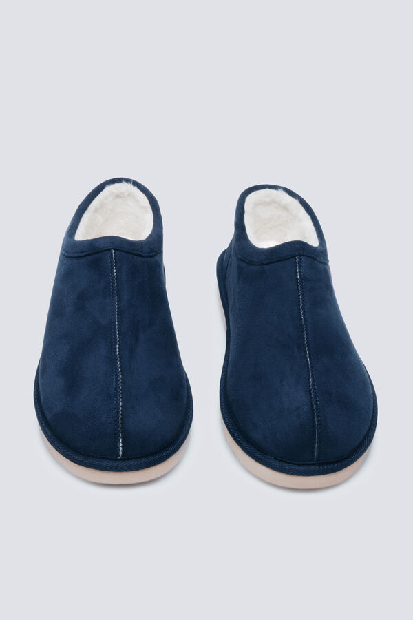 Springfield House clog slipper blue