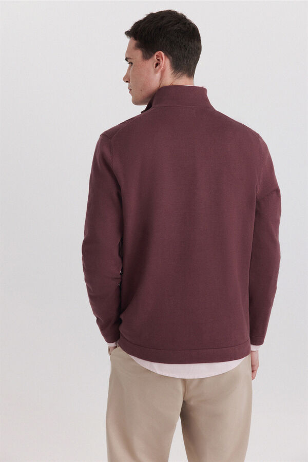 Springfield Basic funnel neck jumper red