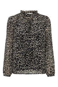 Only Blusa de gasa estampada