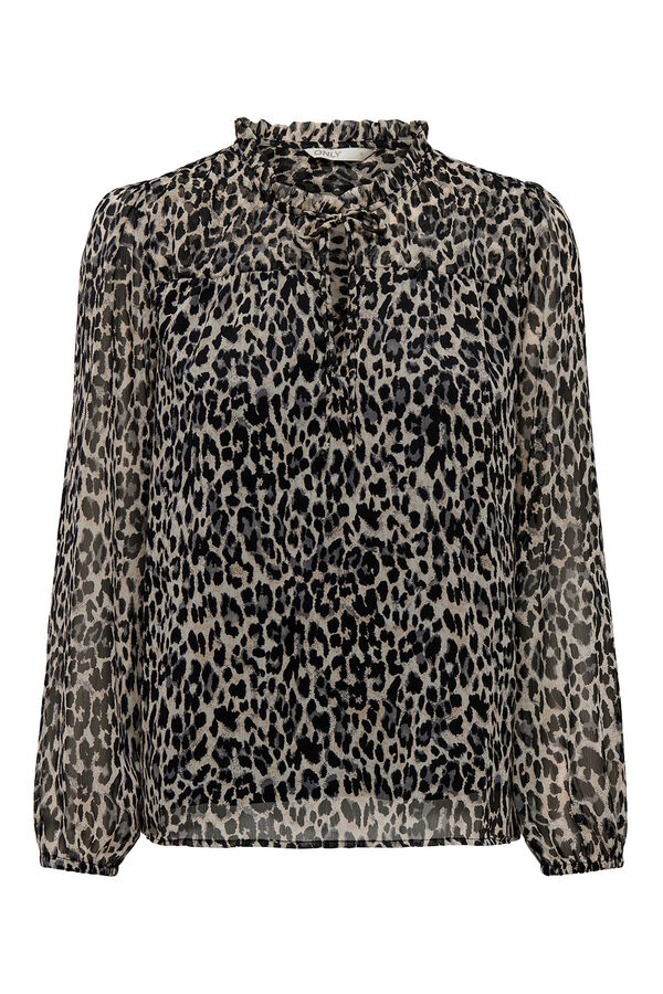 Only Blusa de gasa estampada estampado