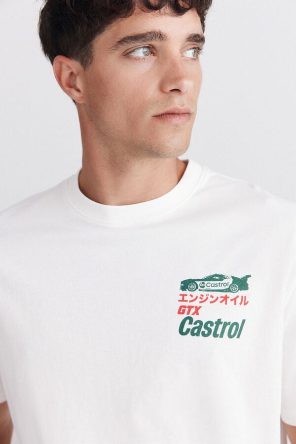 Springfield Castrol Gtx T-shirt beige