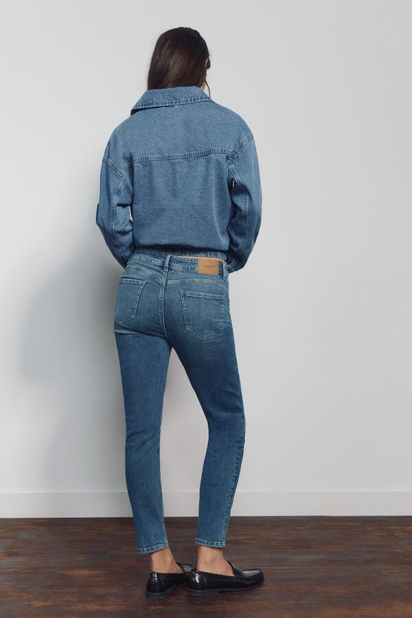 Springfield Cal&ccedil;as jeans push-up azul