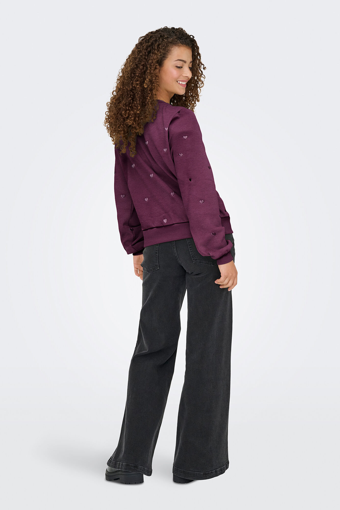 Only Sudadera bordado lurex