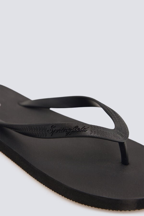 Springfield Toe post sandal black