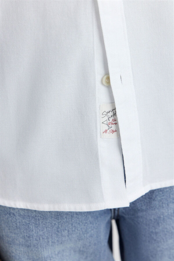 Springfield Camisa estruturada branco