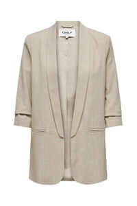 Only Blazer abierta manga remangada