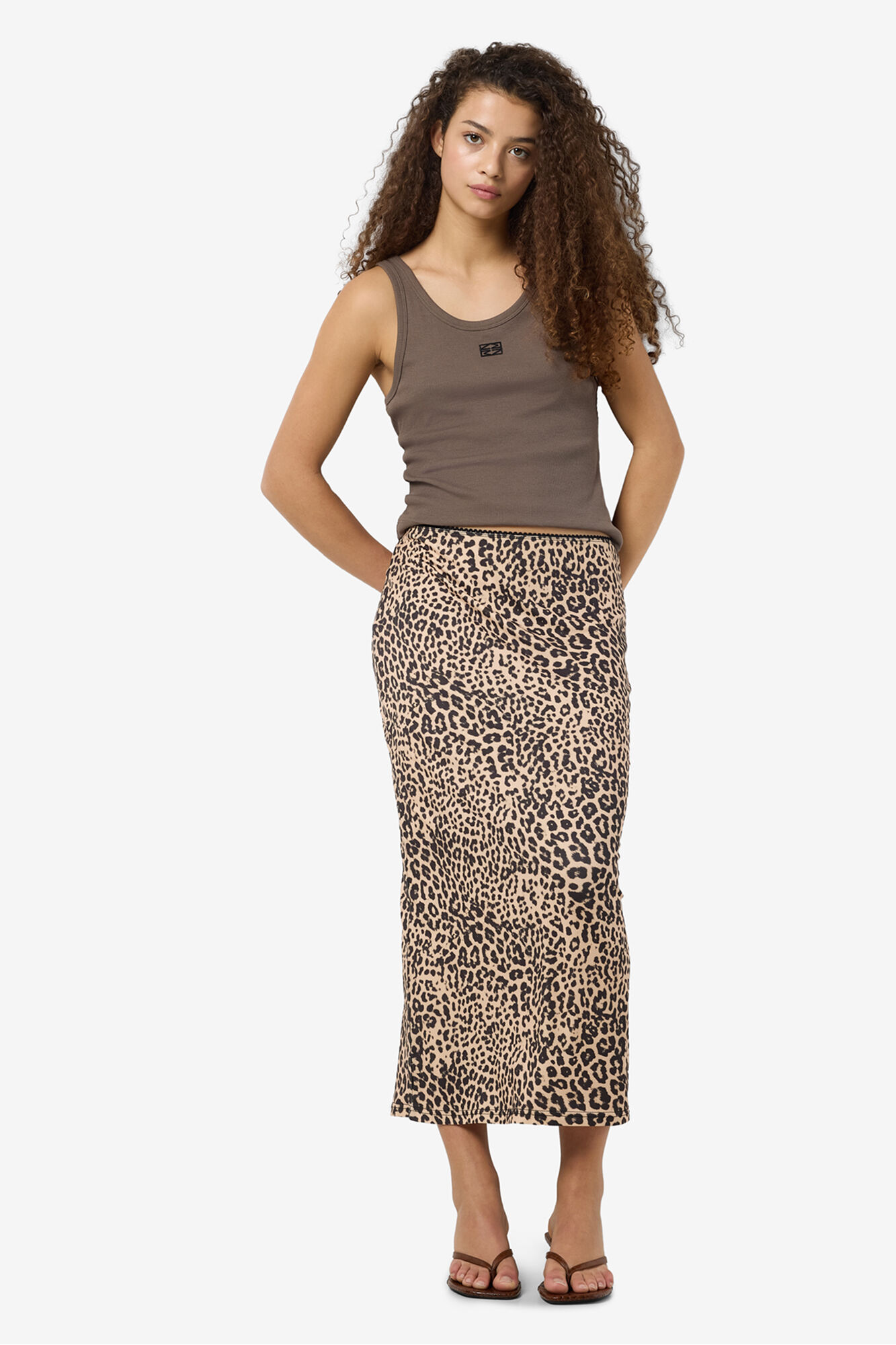 Noisy May Leoparden midi mit Bund