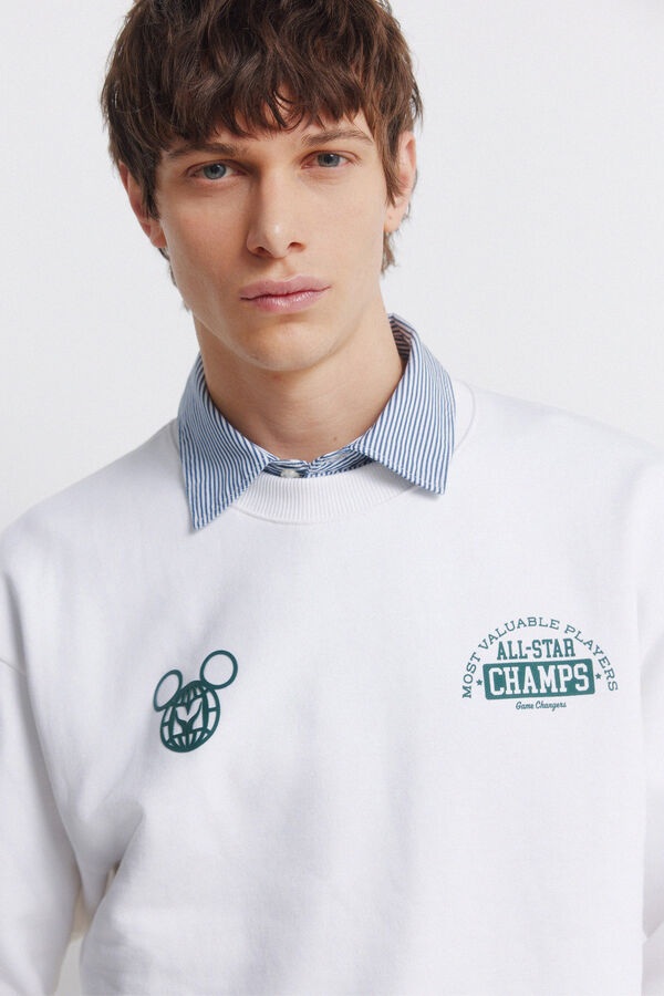 Springfield Sweatshirt Mickey white