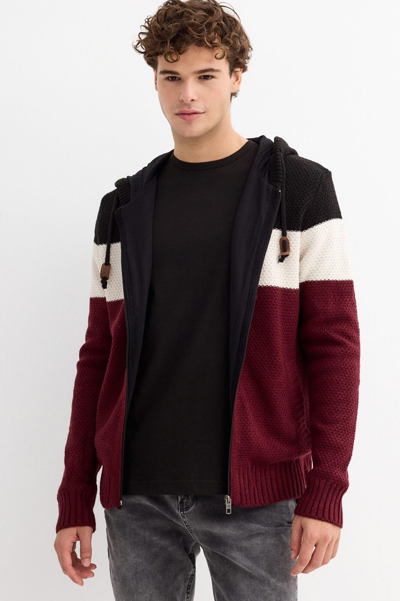 Inside Chaqueta Punto Con Cremallera