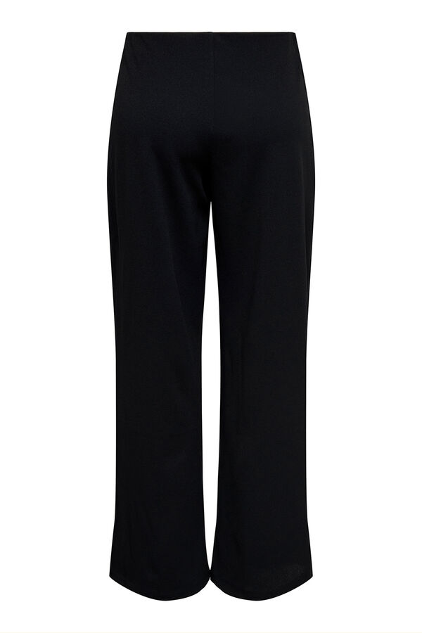 JDY Wide-leg long trouser Crna