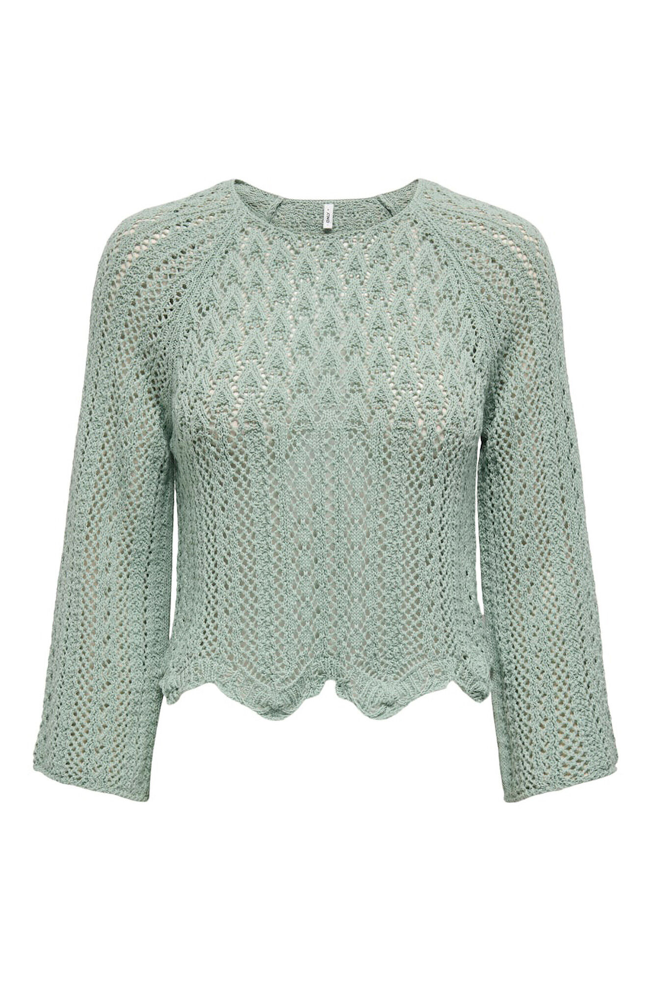 Only Openwork jersey with three- sleeve