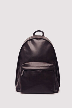 Springfield Brown leather effect casual backpack