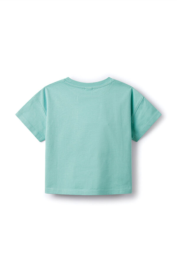 Springfield Camiseta Salty beach niña verde