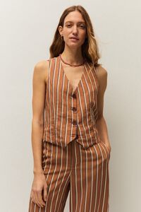 Systemaction Chaleco rayas diplom&aacute;ticas