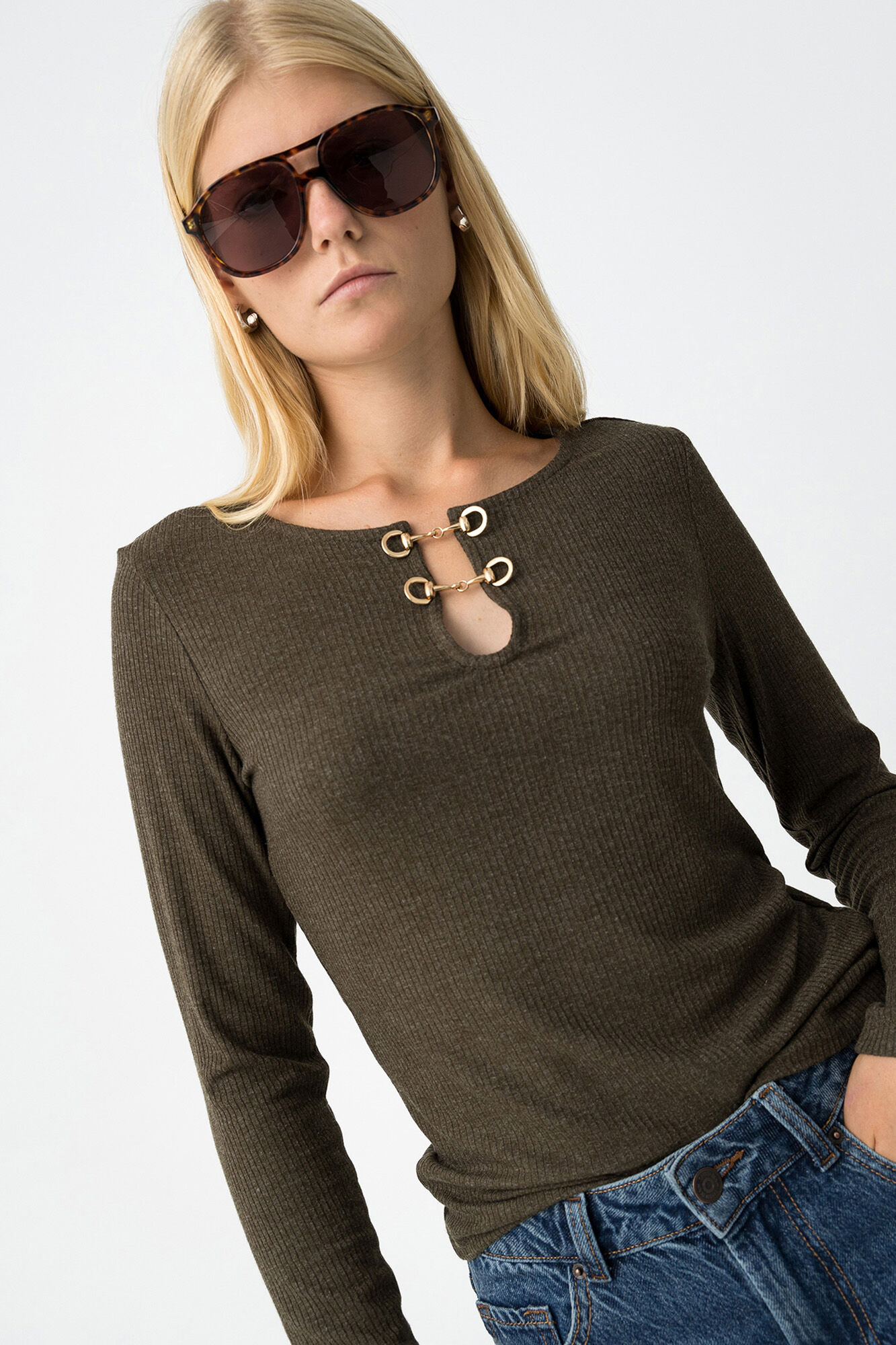 Tiffosi Camiseta Canal&eacute; con Hebilla Met&aacute;lica