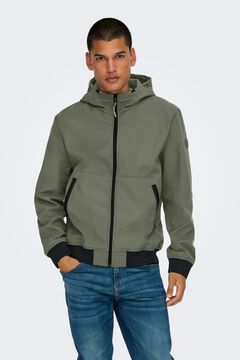 Only & Sons Blus&atilde;o t&eacute;cnico bomber