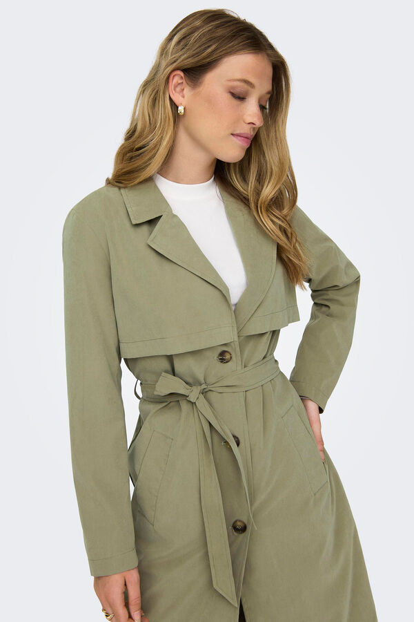Springfield Buttoned trench coat zelena