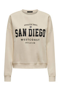 Only Sudadera cuello redondo