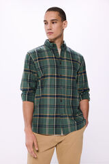 Springfield Checked shirt nežnokaki