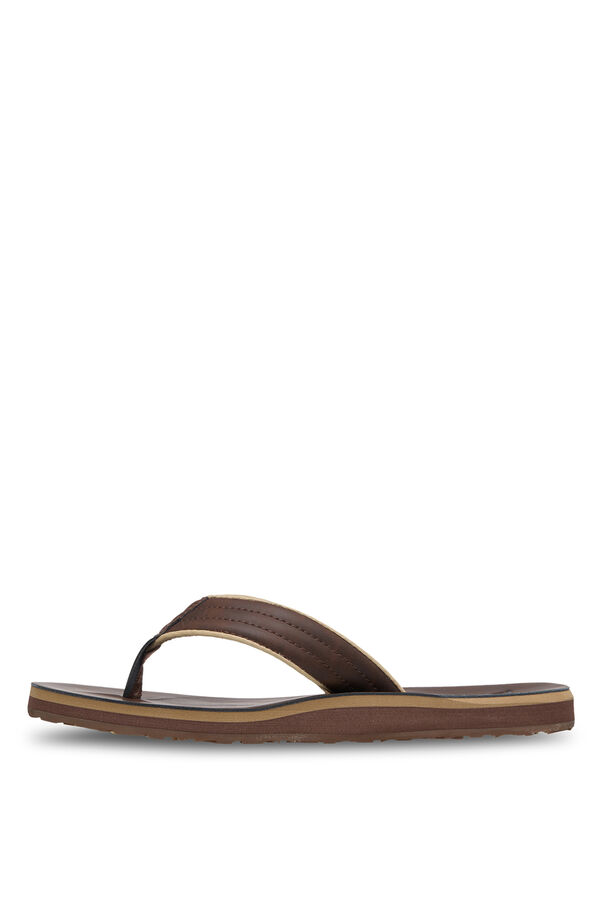 Quiksilver Sandalias con tira anat&oacute;mica marr&oacute;n